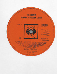 Barbra Streisand : The Second Barbra Streisand Album (LP, Album, Mono)