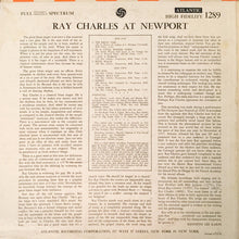Laden Sie das Bild in den Galerie-Viewer, Ray Charles : Ray Charles At Newport (LP, Album, Mono)
