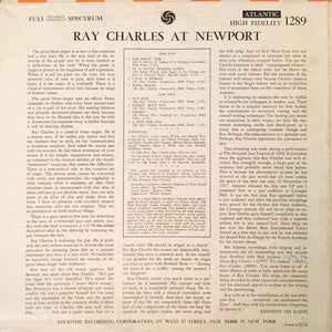 Ray Charles : Ray Charles At Newport (LP, Album, Mono)