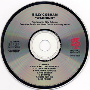 Billy Cobham : Warning (CD, Album)