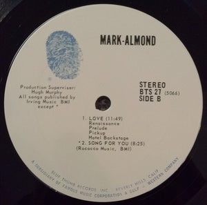 Mark-Almond : Mark-Almond (LP, Album, Ter)