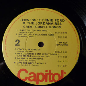 Tennessee Ernie Ford And The Jordanaires : Great Gospel Songs (LP, Album, RE)