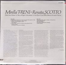 Laden Sie das Bild in den Galerie-Viewer, Mirella Freni, Renata Scotto : Duets From Mozart - Mercadante - Bellini (LP, Album)
