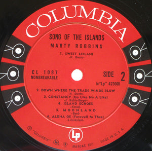 Marty Robbins : Song Of The Islands (LP, Hol)