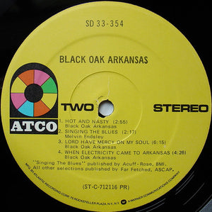 Black Oak Arkansas : Black Oak Arkansas (LP, Album, RP, PR)