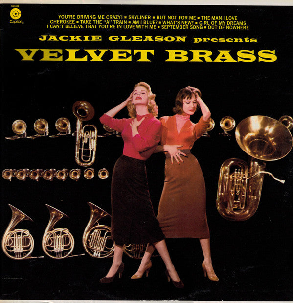 Jackie Gleason : Jackie Gleason Presents Velvet Brass (LP, Album, RE)