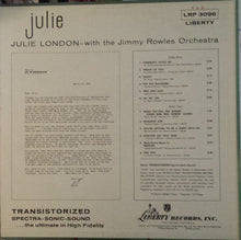 Laden Sie das Bild in den Galerie-Viewer, Julie London : Julie (LP, Album, Mono)
