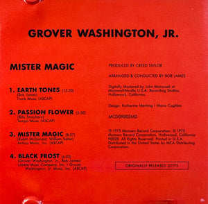 Grover Washington, Jr. : Mister Magic (CD, Album, RE)