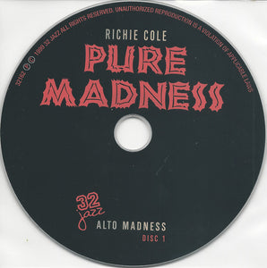 Richie Cole : Pure Madness (2xCD, Comp)