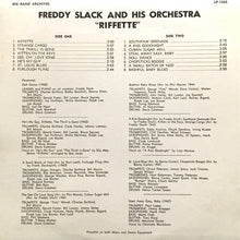 Load image into Gallery viewer, Freddy Slack And His Orchestra* : &#39;Riffette&#39; (LP)
