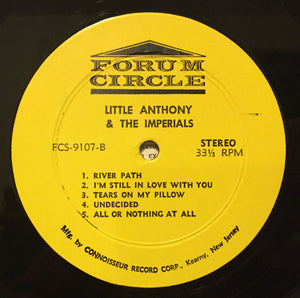 Little Anthony & The Imperials : Sing Their Big Hits  (LP, Comp)