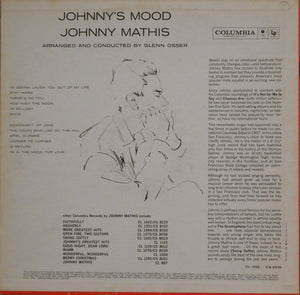 Johnny Mathis : Johnny's Mood (LP, Album, Mono)