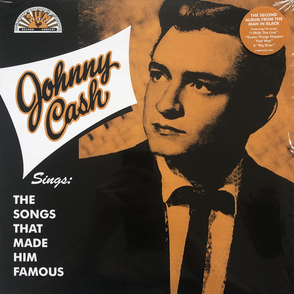 Johnny Cash : Sings The Songs That Made Him Famous (LP, Album, RE)