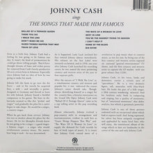 Laden Sie das Bild in den Galerie-Viewer, Johnny Cash : Sings The Songs That Made Him Famous (LP, Album, RE)
