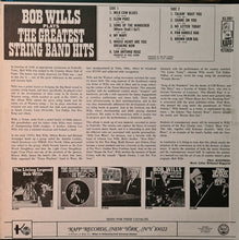 Laden Sie das Bild in den Galerie-Viewer, Bob Wills : Bob Wills Plays The Greatest String Band Hits (LP, Album)
