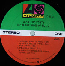 Laden Sie das Bild in den Galerie-Viewer, Jean-Luc Ponty : Upon The Wings Of Music (LP, Album, PR )
