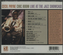 Laden Sie das Bild in den Galerie-Viewer, Cecil Payne : Chic Boom, Live At The Jazz Showcase (CD, Album)
