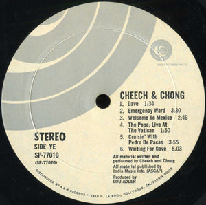 Cheech & Chong : Cheech And Chong (LP, Album, Mon)
