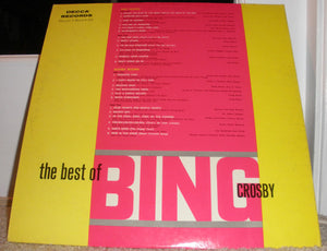 Bing Crosby : The Best Of Bing (2xLP, Comp)