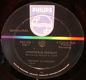 John F. Kennedy, Howard K. Smith : Kennedy In Germany (LP, Mono)