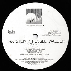 Ira Stein And Russel Walder* : Transit (LP, Album)