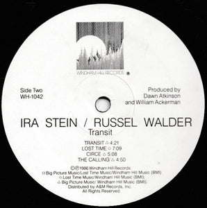 Ira Stein And Russel Walder* : Transit (LP, Album)