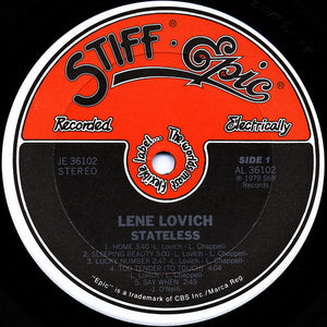 Lene Lovich : Stateless (LP, Album, Ter)