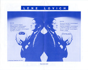 Lene Lovich : Stateless (LP, Album, Ter)
