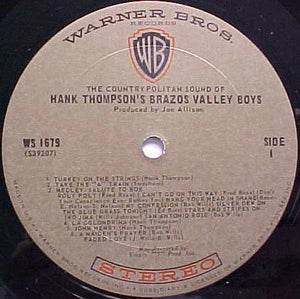 Hank Thompson's Brazos Valley Boys* : The Countrypolitan Sound Of Hank Thompson's Brazos Valley Boys (LP, Album)
