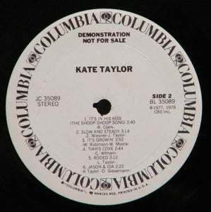 Kate Taylor : Kate Taylor (LP, Album, Promo)