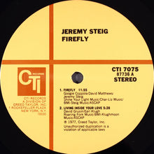 Load image into Gallery viewer, Jeremy Steig : Firefly (LP, Album, Pit)
