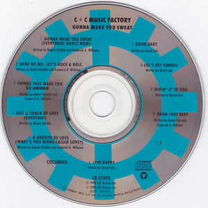 C + C Music Factory : Gonna Make You Sweat (CD, Album, RE)