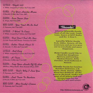 Miss Candy (4) / Glenda Hargis / Gloria Edwards / Lavelle White : Texas Soul Sisters (CD)