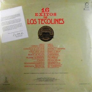 Los Tecolines : 16 Exitos De Los Tecolines (LP, Album, Comp, Ltd)