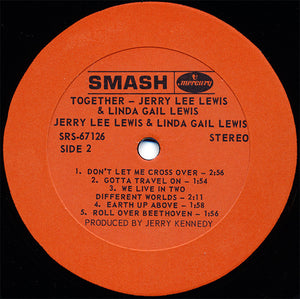 Jerry Lee Lewis & Linda Gail Lewis : Together (LP, Album)