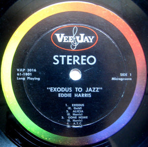 Eddie Harris : Exodus To Jazz (LP, Album, Rai)