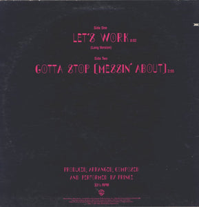 Prince - Let's Work - LP