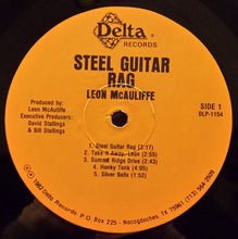 Laden Sie das Bild in den Galerie-Viewer, Leon McAuliffe : Steel Guitar Rag (LP, Comp)
