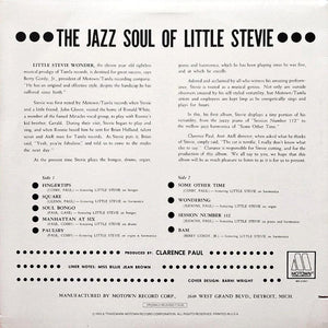 Little Stevie Wonder* : The Jazz Soul Of Little Stevie (LP, Album, RE)