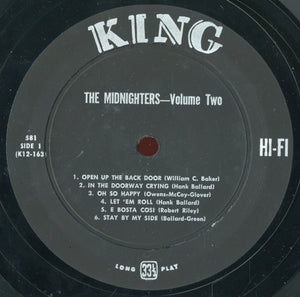 The Midnighters : Volume 2 (LP, Album, Mono)