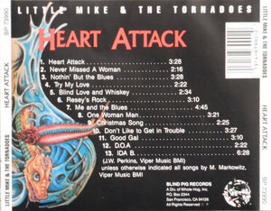 Little Mike & The Tornadoes* : Heart Attack (CD, Album)