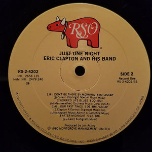 Eric Clapton : Just One Night (2xLP, Album, 26 )