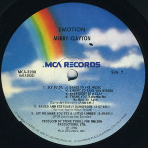 Merry Clayton : Emotion (LP, Album, Pin)