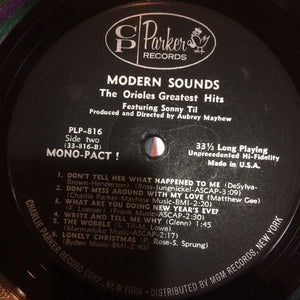 The Orioles : Modern Sounds Of The Orioles Greatest Hits (LP, Mono)