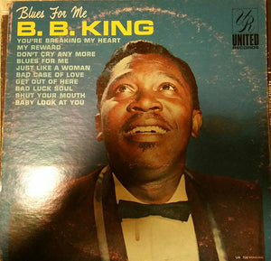 B.B. King : Blues For Me (LP, Album, Mono)