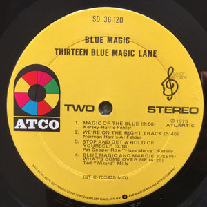 Blue Magic : Thirteen Blue Magic Lane (LP, Album, Mon)