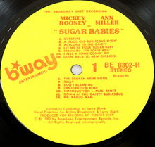 Load image into Gallery viewer, Mickey Rooney, Ann Miller : Sugar Babies (The Burlesque Musical) (LP, Album, RE)
