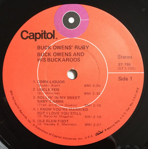 Buck Owens And The Buckaroos* : Buck Owens' Ruby (LP, Album, RP, Jac)