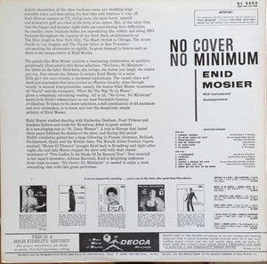 Enid Mosier : No Cover, No Minimum (LP, Album, Mono)