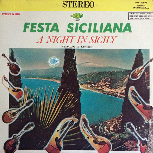 Mandolini di Taormina, Tino Comini : Festa Siciliana (A Night In Sicily) (LP)